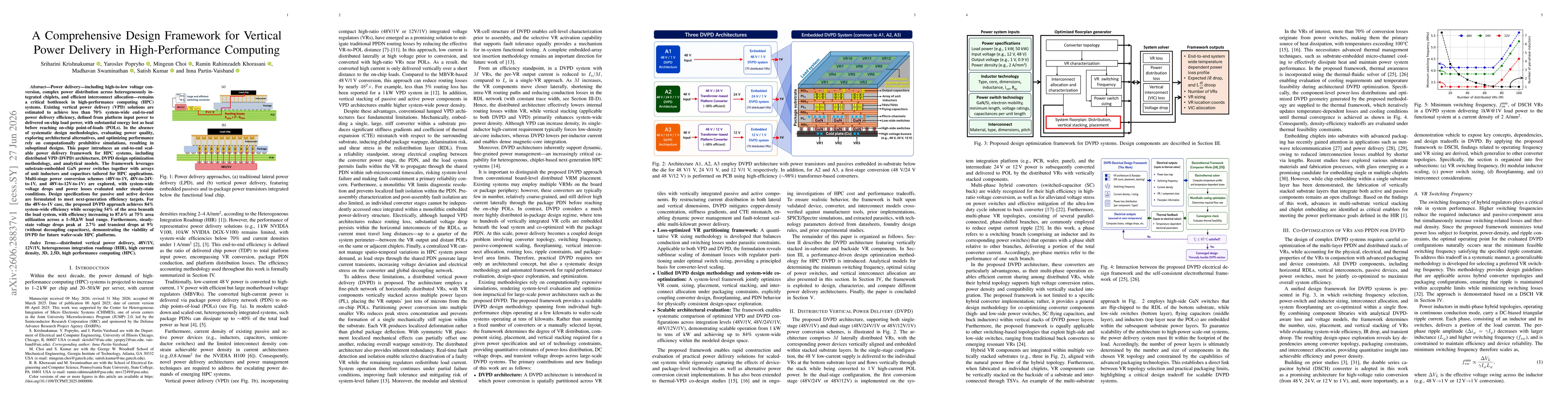 Thumbnail for A Comprehensive Design Framework for Vertical Power Delivery in High-Performance Computing