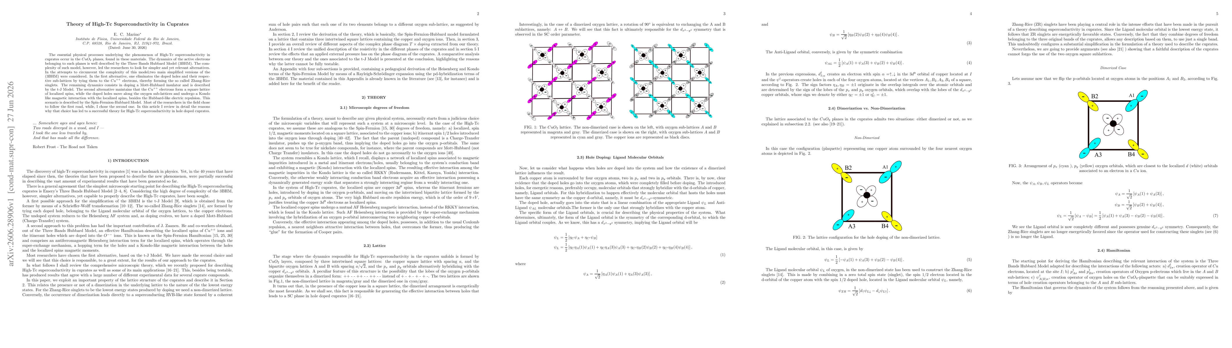 Thumbnail for Theory of High-Tc Superconductivity in Cuprates