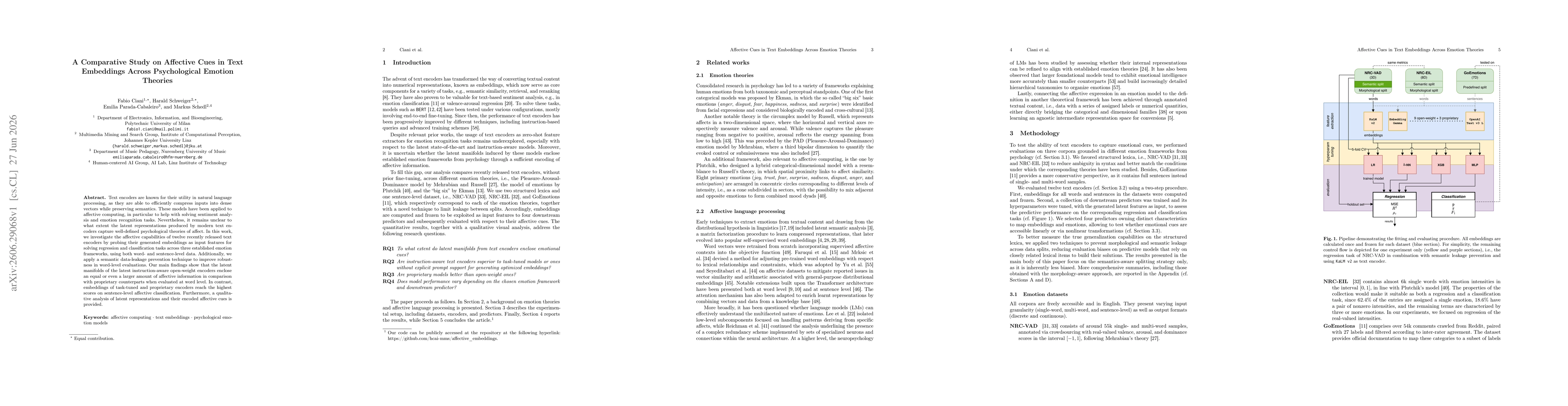 Thumbnail for A Comparative Study on Affective Cues in Text Embeddings Across Psychological Emotion Theories