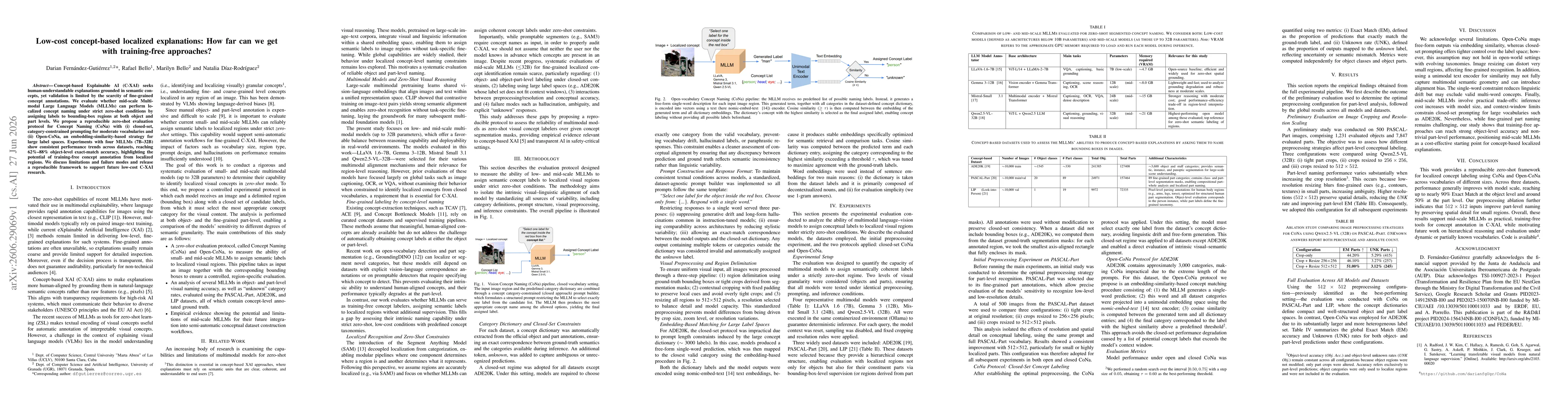 Thumbnail for Low-cost concept-based localized explanations: How far can we get with training-free approaches?