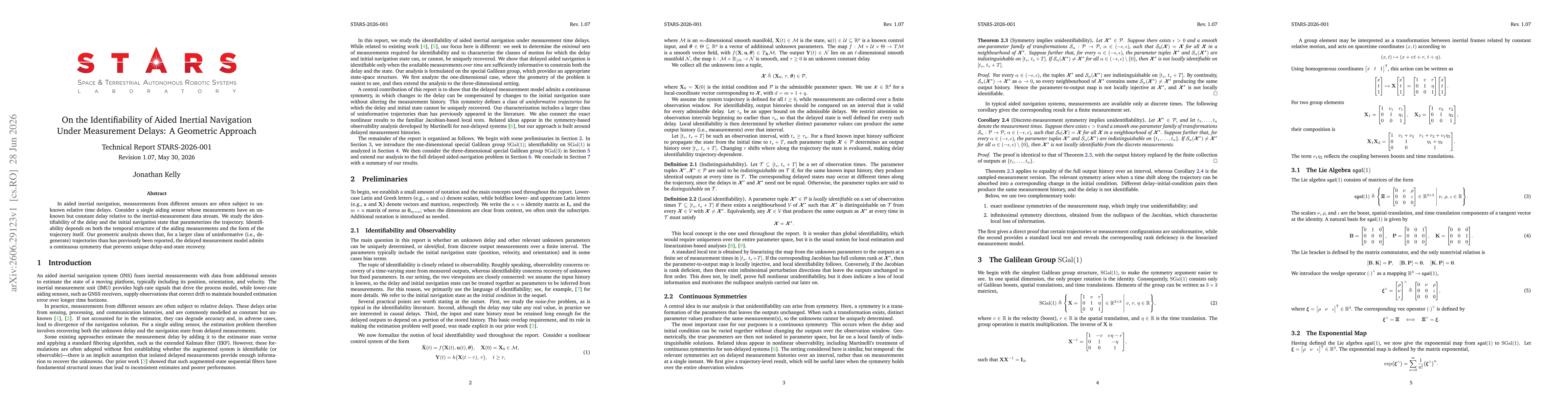 Thumbnail for On the Identifiability of Aided Inertial Navigation Under Measurement Delays: A Geometric Approach