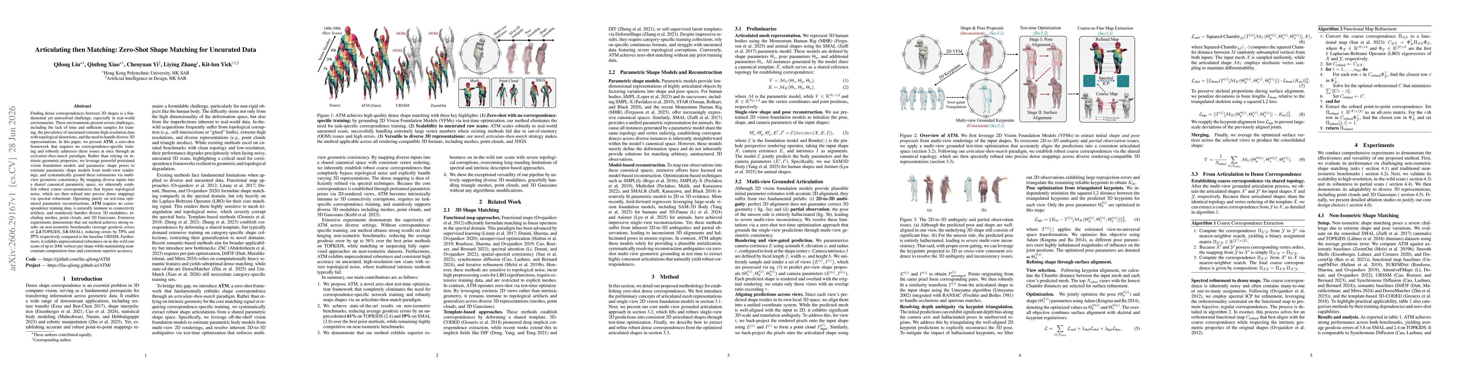 Thumbnail for Articulating then Matching: Zero-Shot Shape Matching for Uncurated Data