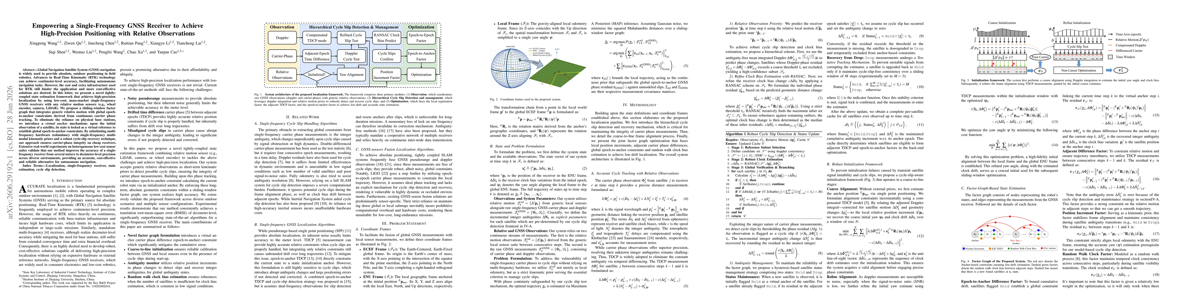 Thumbnail for Empowering a Single-Frequency GNSS Receiver to Achieve High-Precision Positioning with Relative Observations