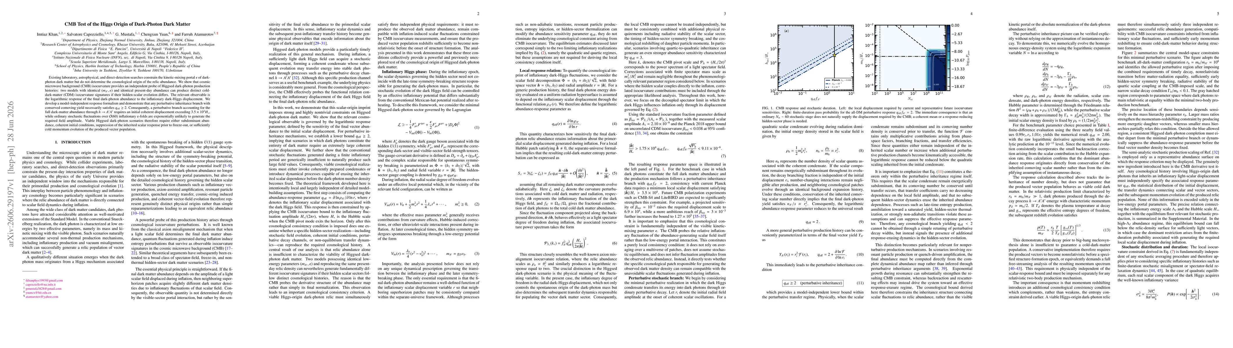 Thumbnail for CMB Test of the Higgs Origin of Dark-Photon Dark Matter
