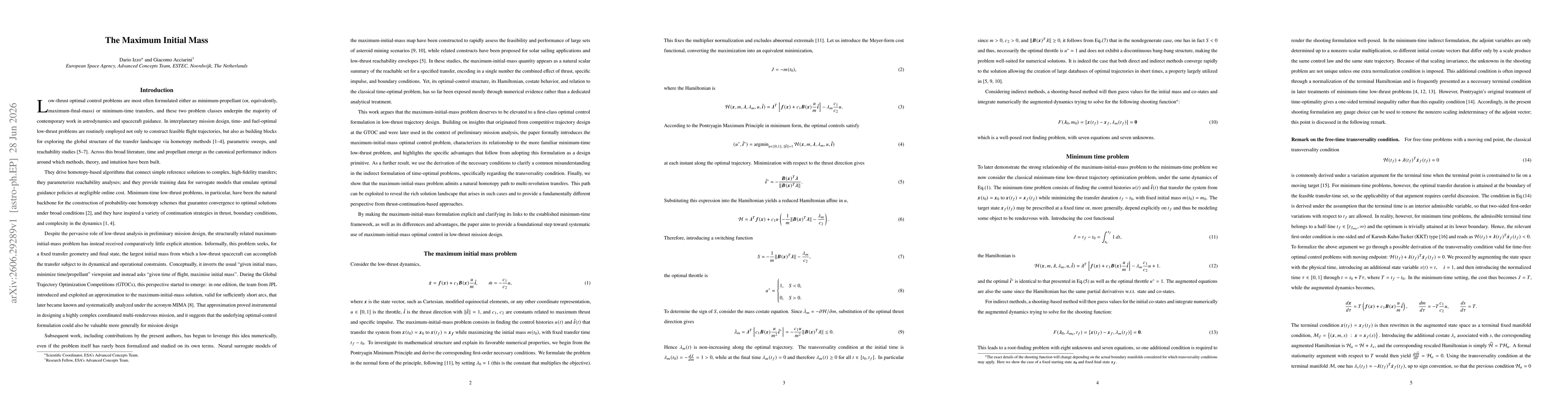 Thumbnail for The Maximum Initial Mass