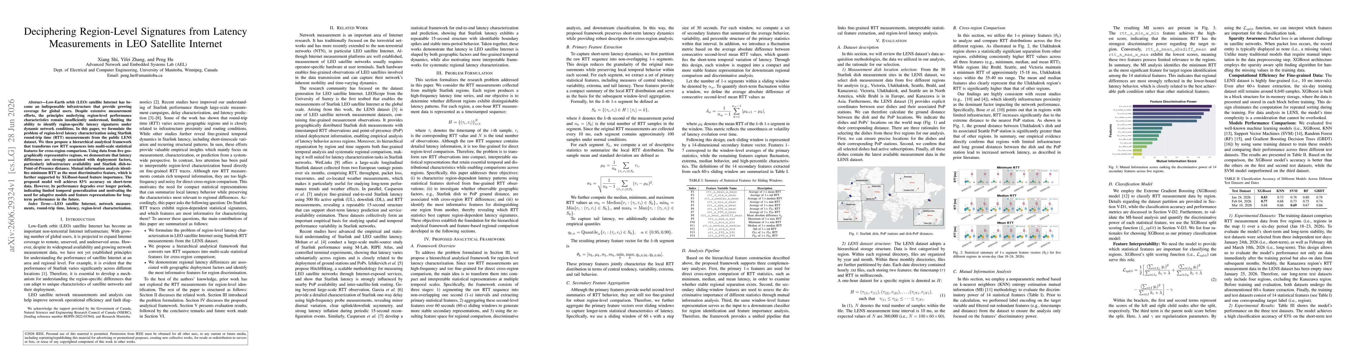 Thumbnail for Deciphering Region-Level Signatures from Latency Measurements in LEO Satellite Internet