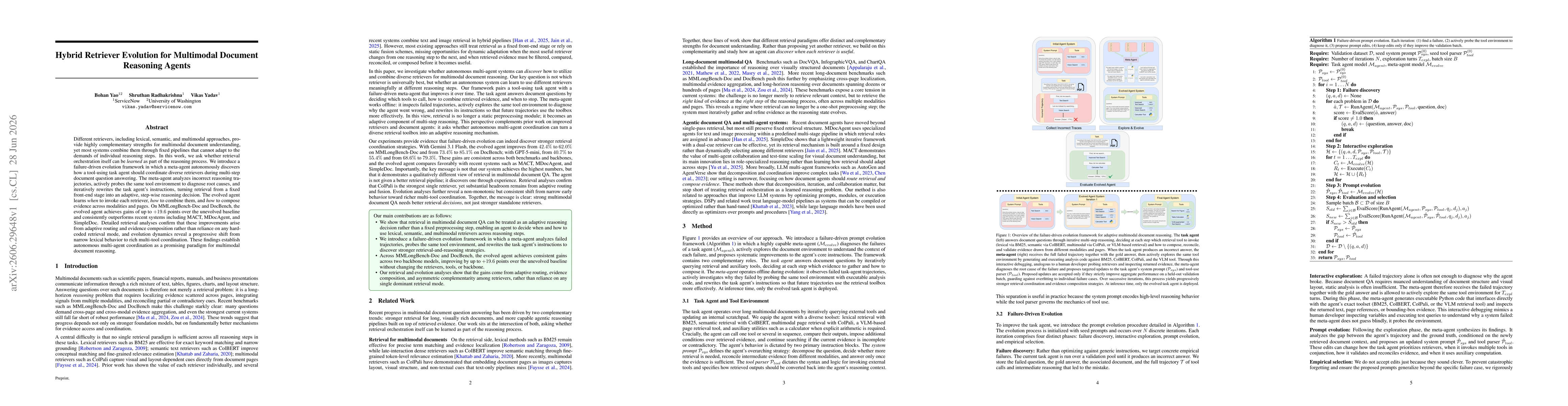 Thumbnail for Hybrid Retriever Evolution for Multimodal Document Reasoning Agents
