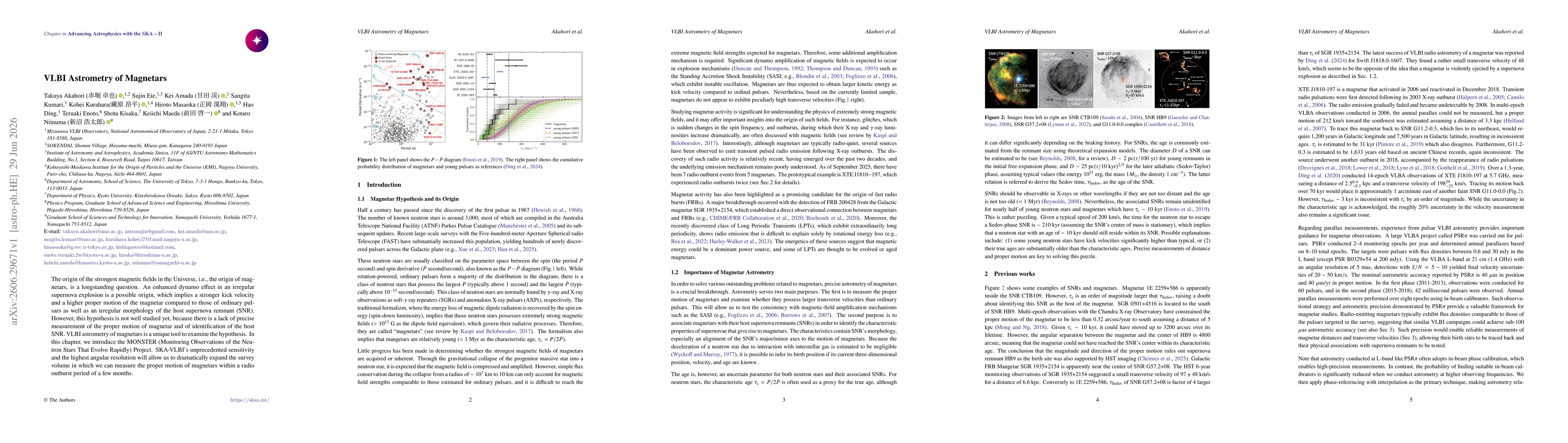 Thumbnail for VLBI Astrometry of Magnetars