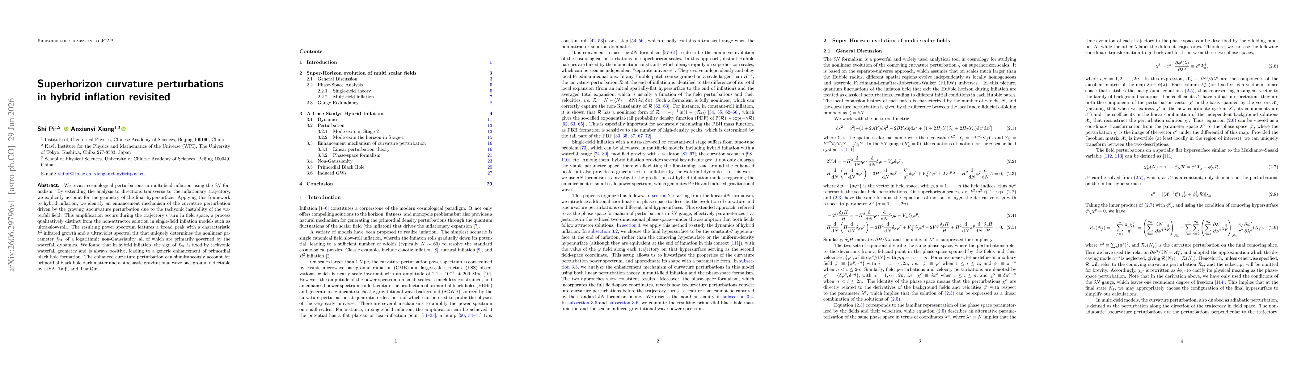Thumbnail for Superhorizon curvature perturbations in hybrid inflation revisited
