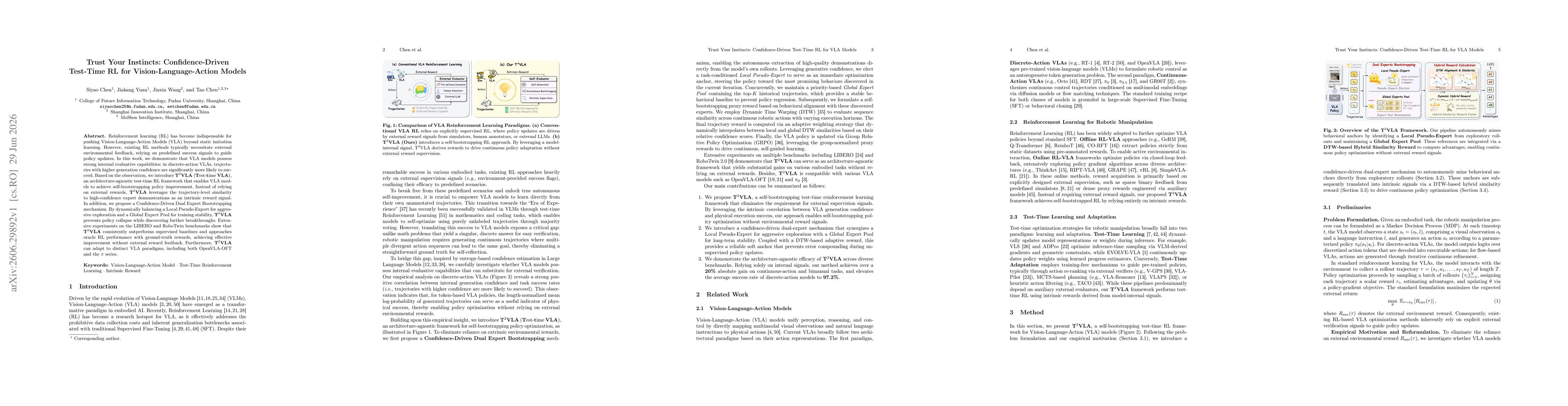 Thumbnail for Trust Your Instincts: Confidence-Driven Test-Time RL for Vision-Language-Action Models