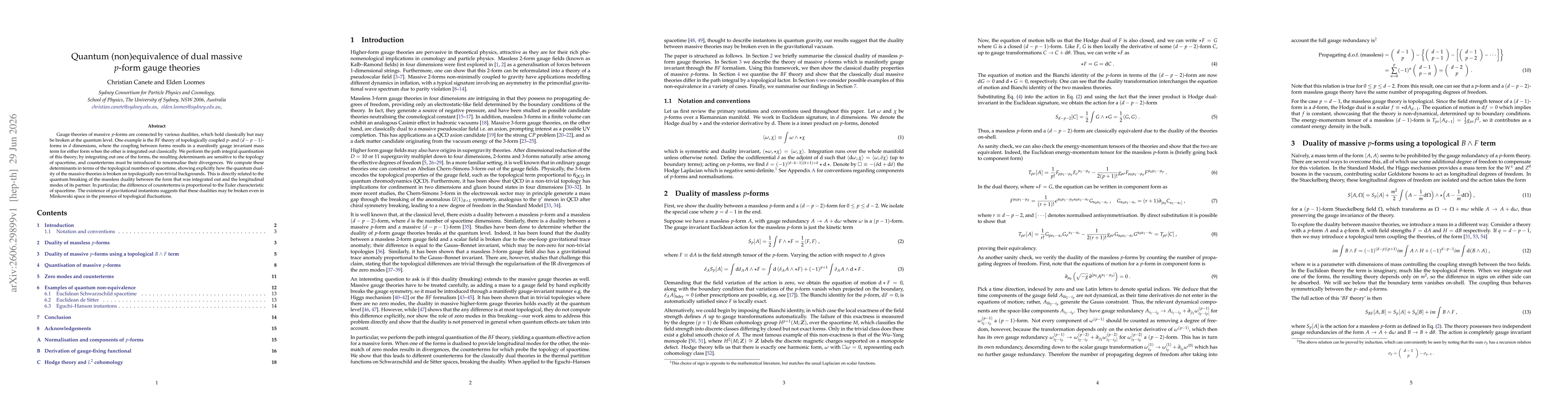 Thumbnail for Quantum (non)equivalence of dual massive $p$-form gauge theories