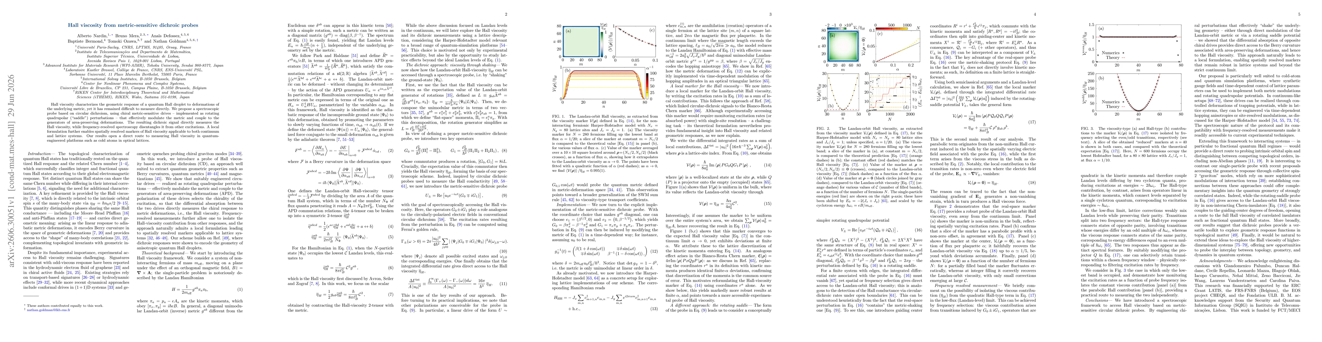 Thumbnail for Hall viscosity from metric-sensitive dichroic probes