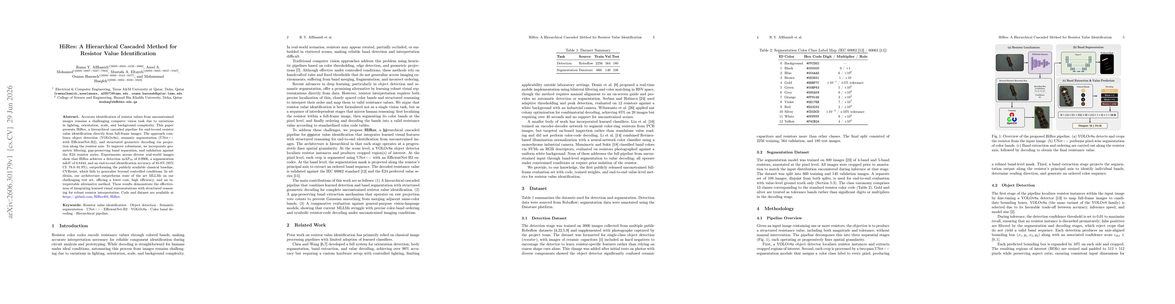 Thumbnail for HiRes: A Hierarchical Cascaded Method for Resistor Value Identification