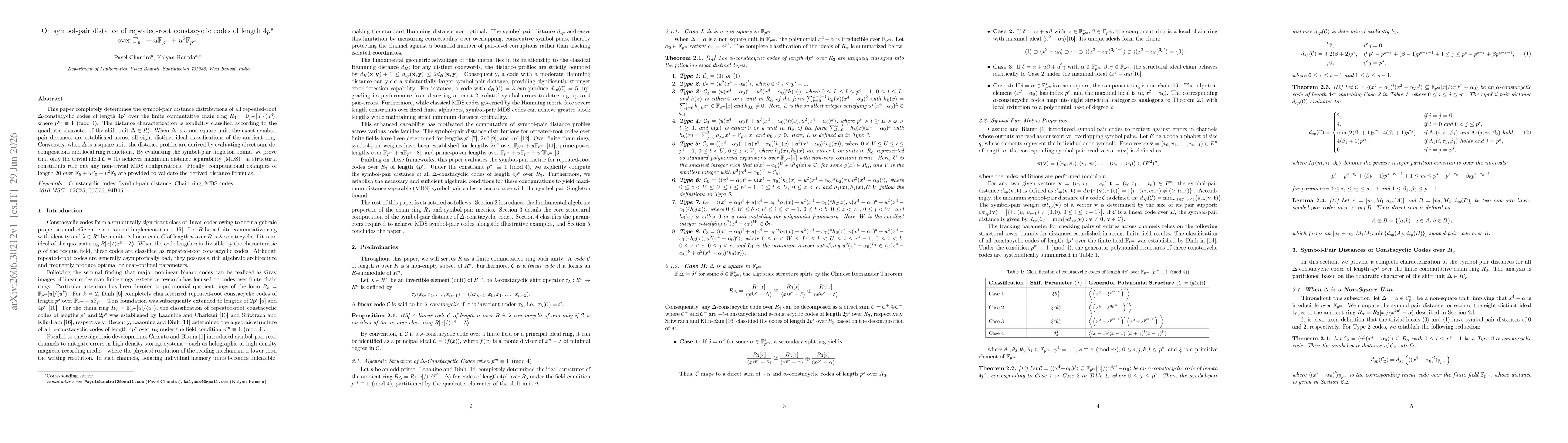 Thumbnail for On symbol-pair distance of repeated-root constacyclic codes of length $4p^s$ over $\mathbb{F}_{p^m}+u\mathbb{F}_{p^m}+u^2\mathbb{F}_{p^m}$