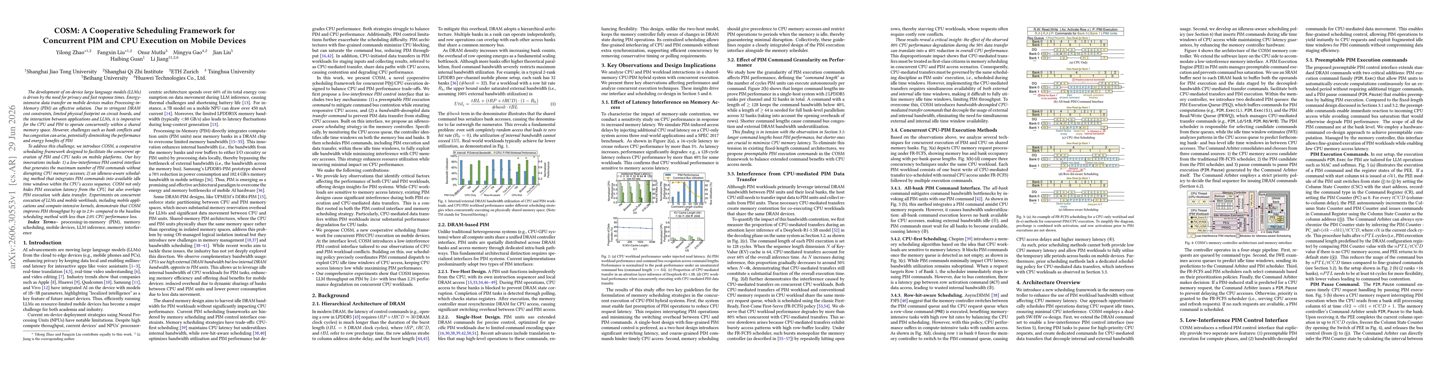 Thumbnail for COSM: A Cooperative Scheduling Framework for Concurrent PIM and CPU Execution on Mobile Devices