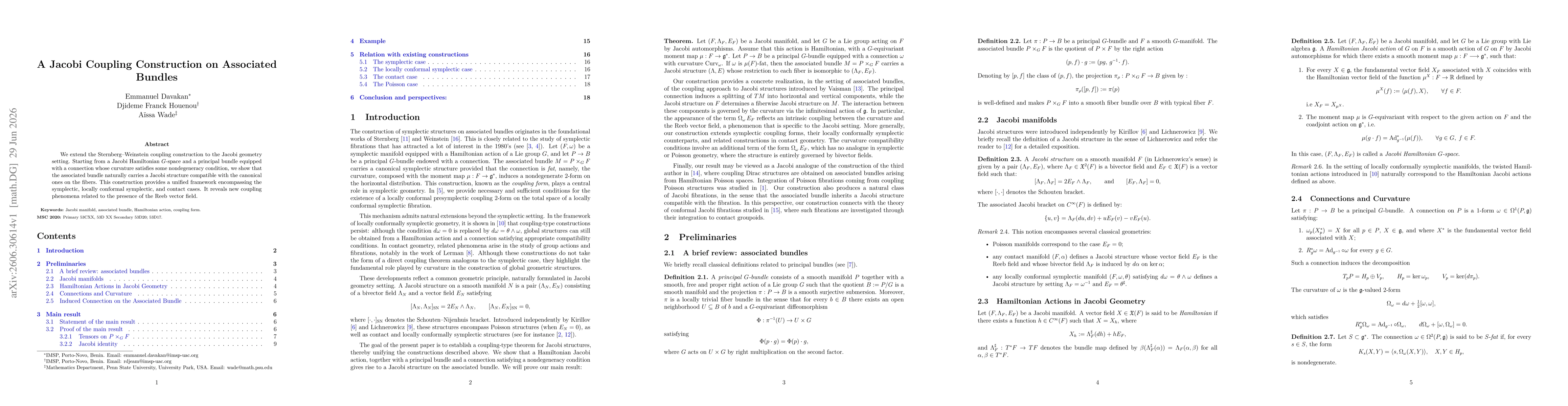 Thumbnail for A Jacobi Coupling Construction on Associated Bundles