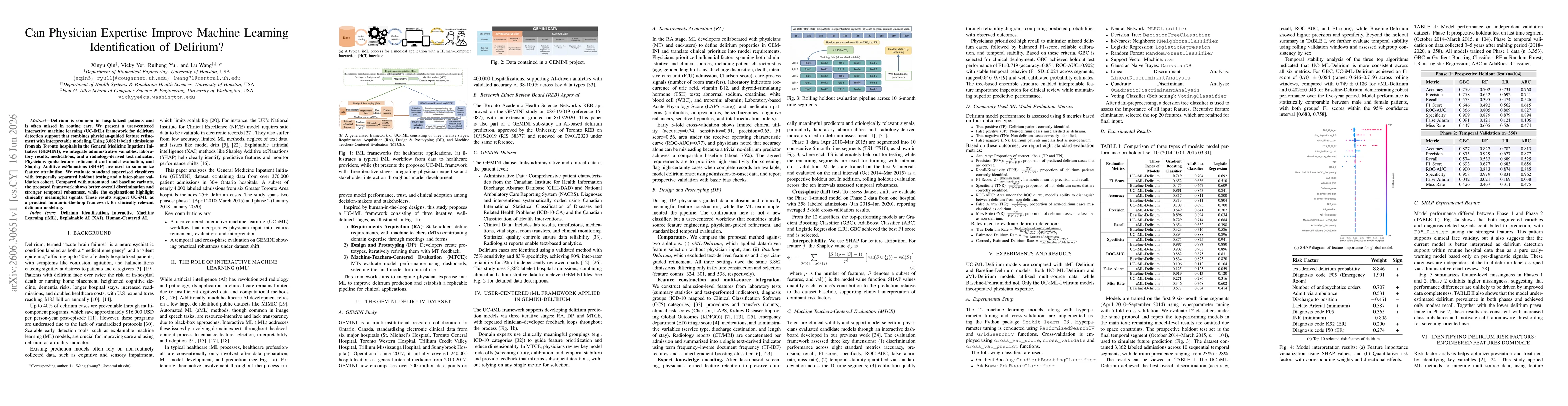 Thumbnail for Can Physician Expertise Improve Machine Learning Identification of Delirium?