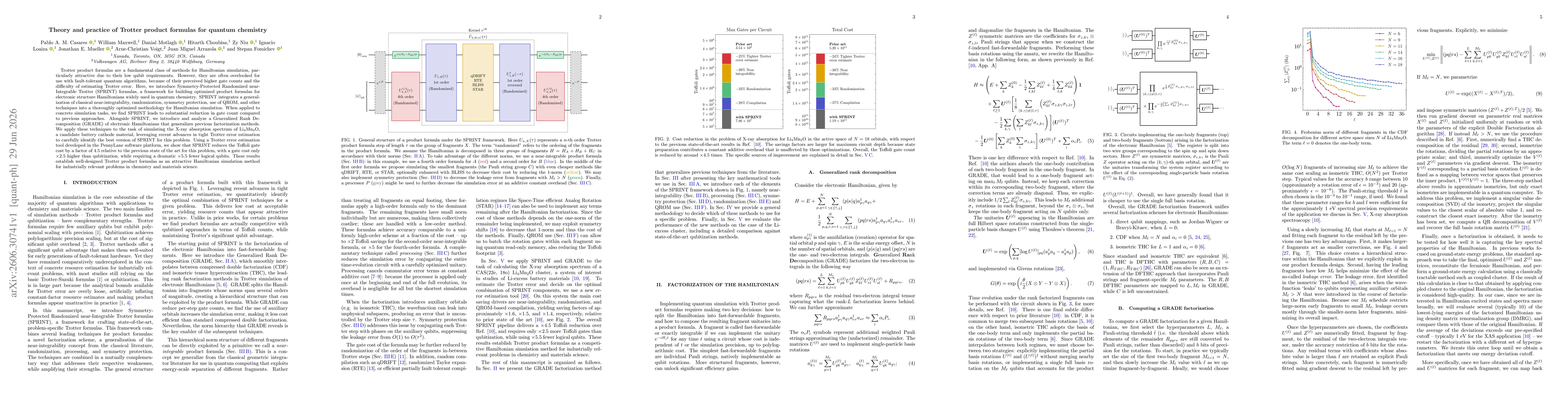 Thumbnail for Theory and practice of Trotter product formulas for quantum chemistry