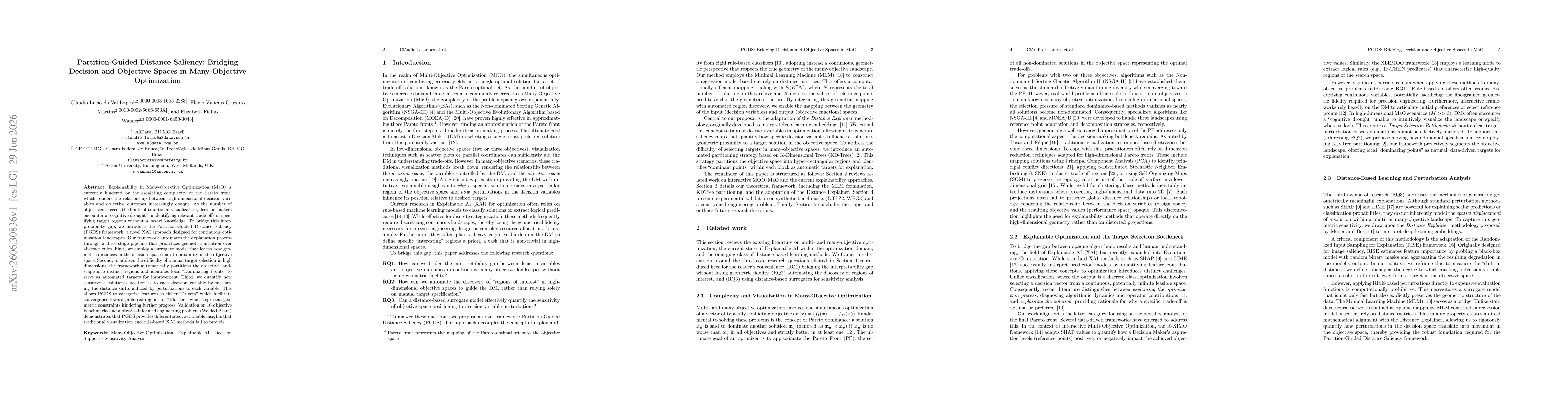 Thumbnail for Partition-Guided Distance Saliency: Bridging Decision and Objective Spaces in Many-Objective Optimization