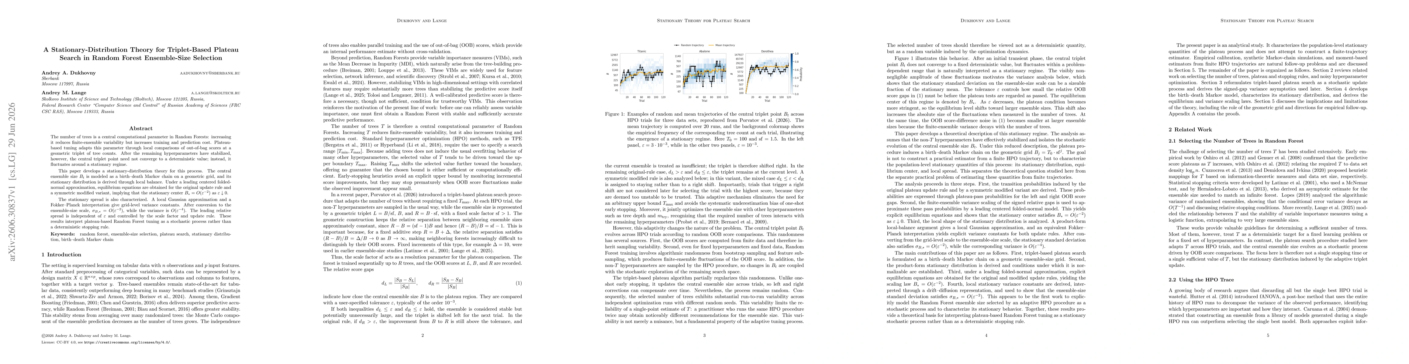 Thumbnail for A Stationary-Distribution Theory for Triplet-Based Plateau Search in Random Forest Ensemble-Size Selection