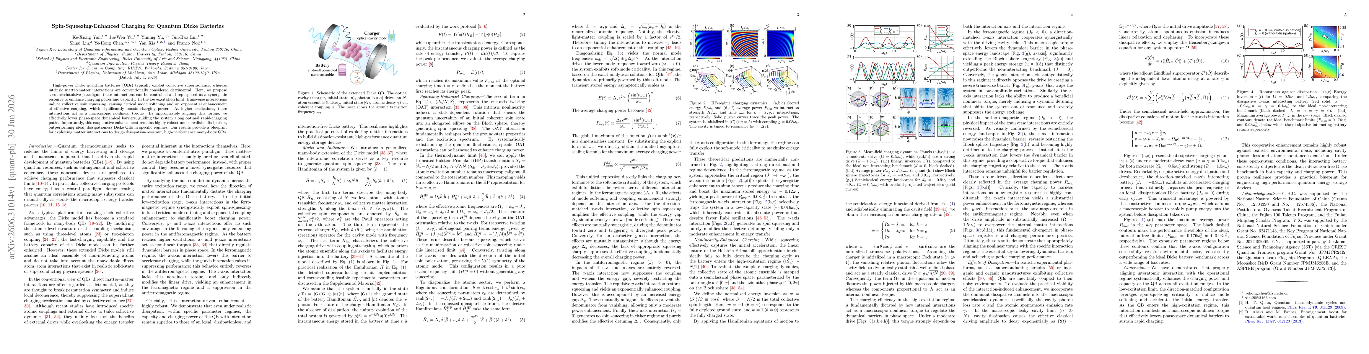 Thumbnail for Spin-Squeezing-Enhanced Charging for Quantum Dicke Batteries