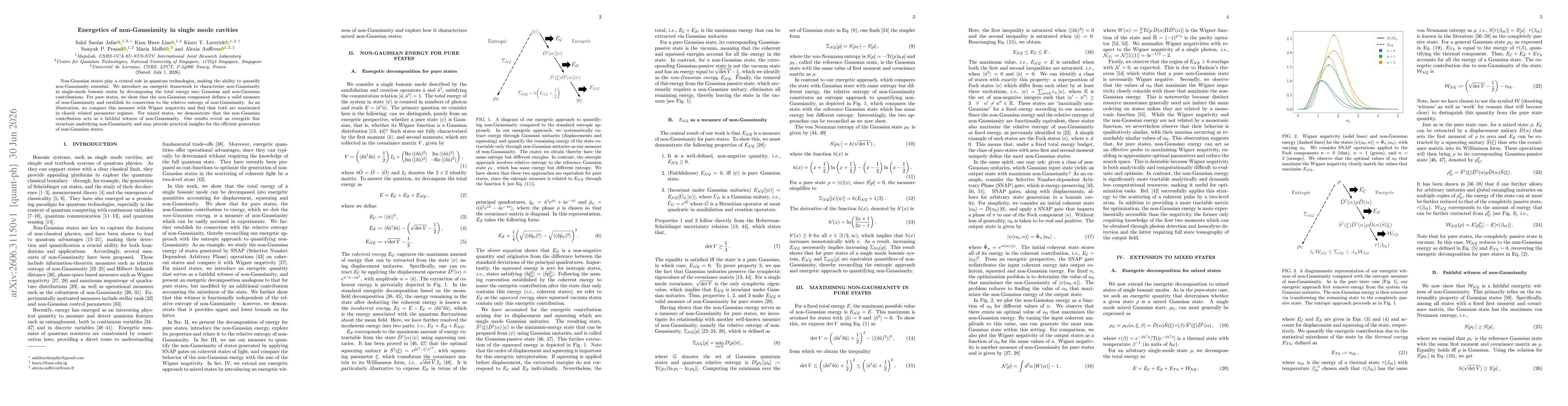 Thumbnail for Energetics of non-Gaussianity in single mode cavities