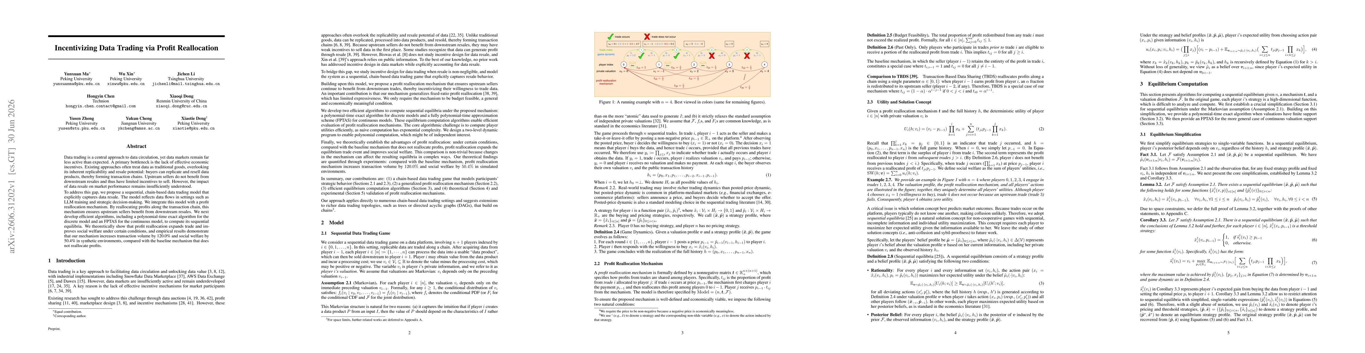 Thumbnail for Incentivizing Data Trading via Profit Reallocation