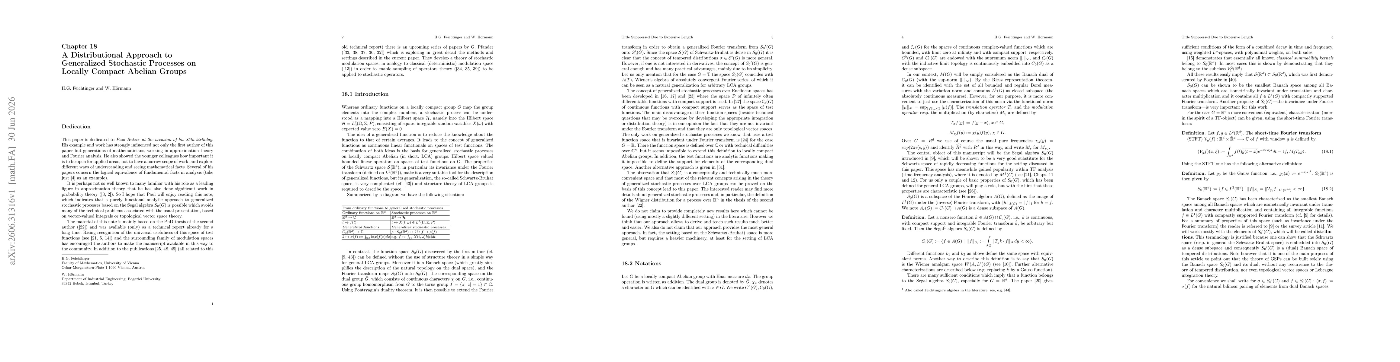 Thumbnail for A Distributional Approach to Generalized Stochastic Processes on Locally Compact Abelian Groups
