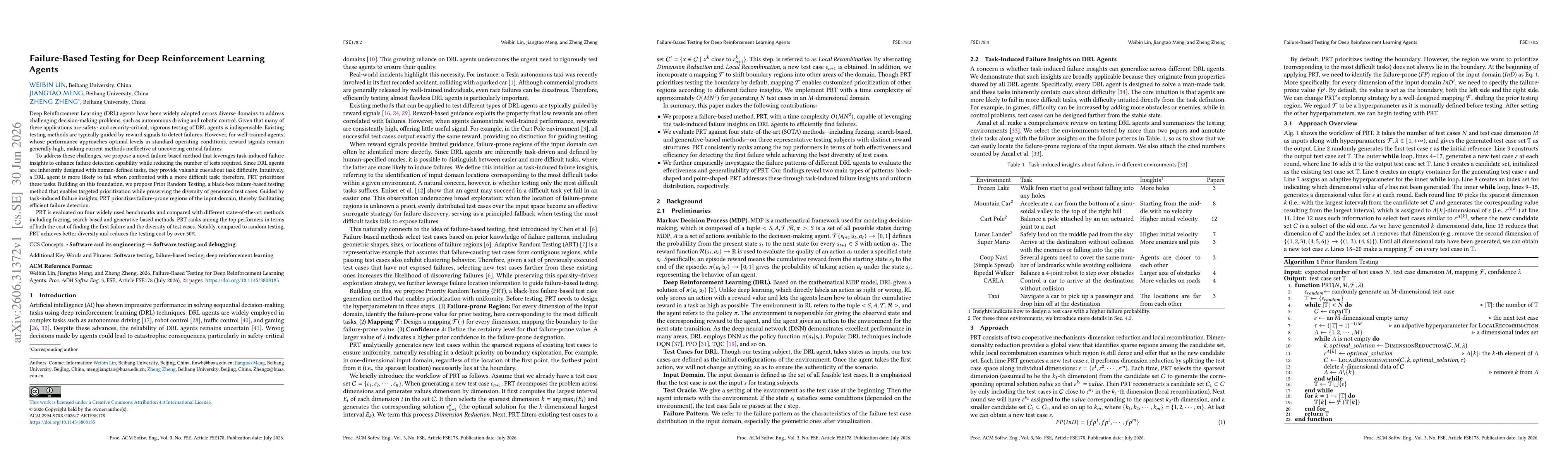 Thumbnail for Failure-Based Testing for Deep Reinforcement Learning Agents