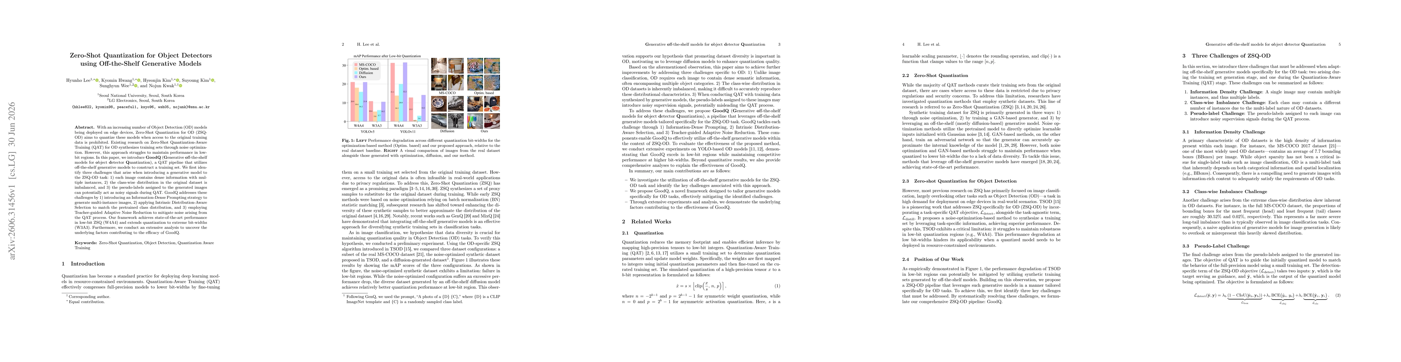 Thumbnail for Zero-Shot Quantization for Object Detectors using Off-the-Shelf Generative Models