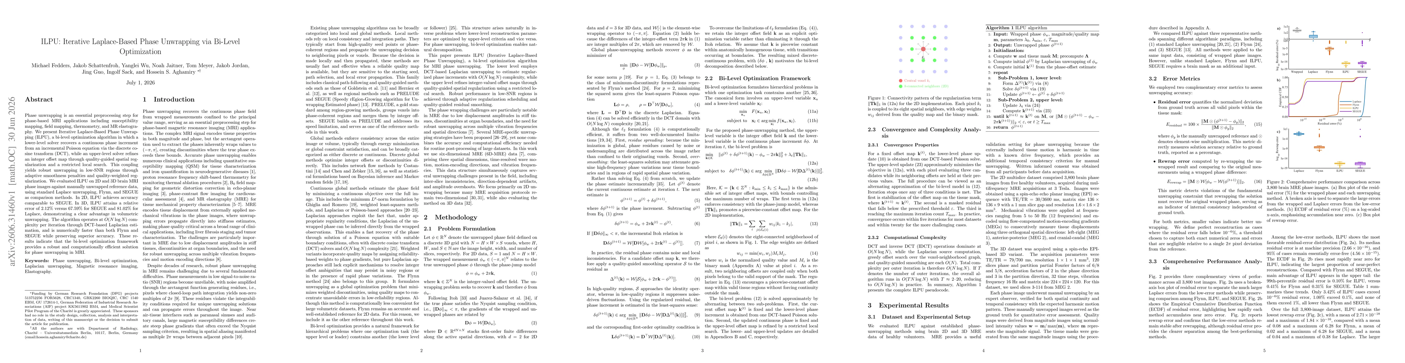 Thumbnail for ILPU: Iterative Laplace-Based Phase Unwrapping via Bi-Level Optimization