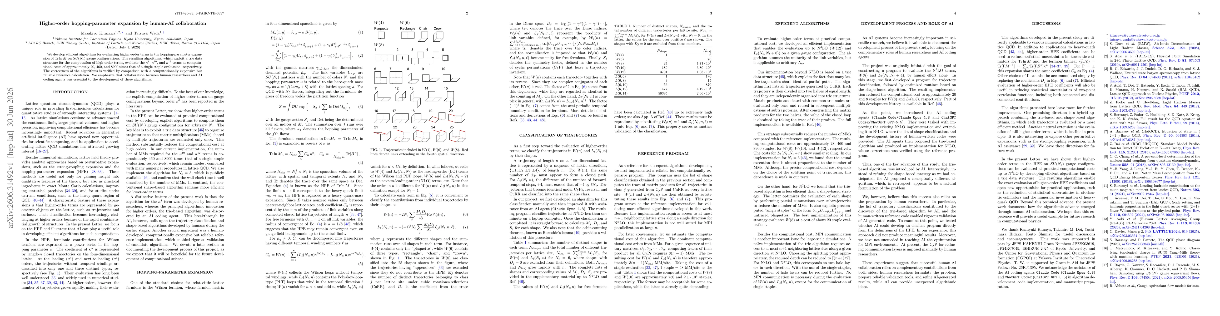 Thumbnail for Higher-order hopping-parameter expansion by human-AI collaboration
