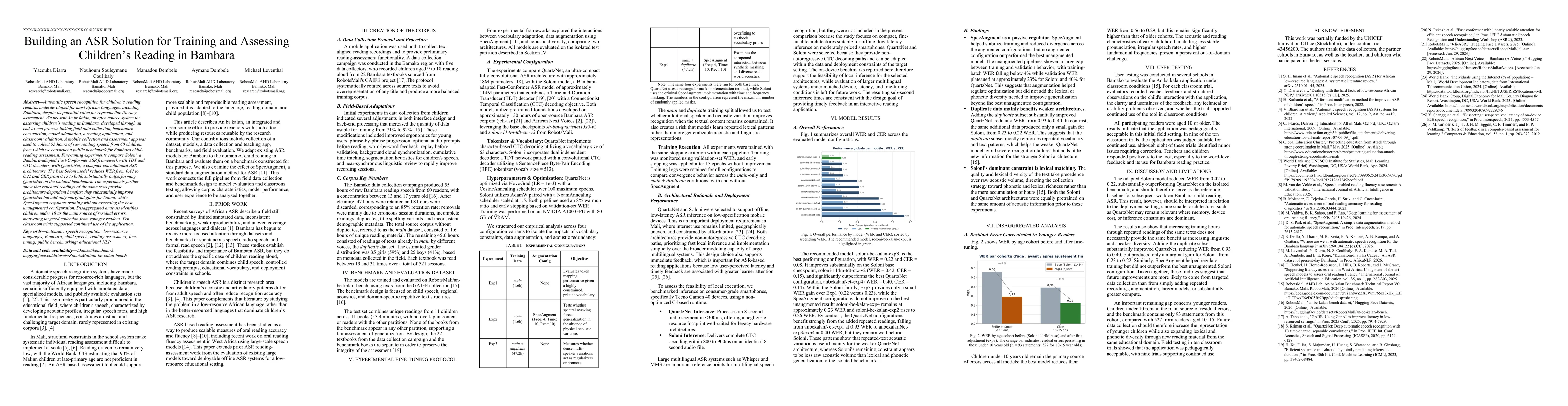 Thumbnail for Building an ASR Solution for Training and Assessing Children's Reading