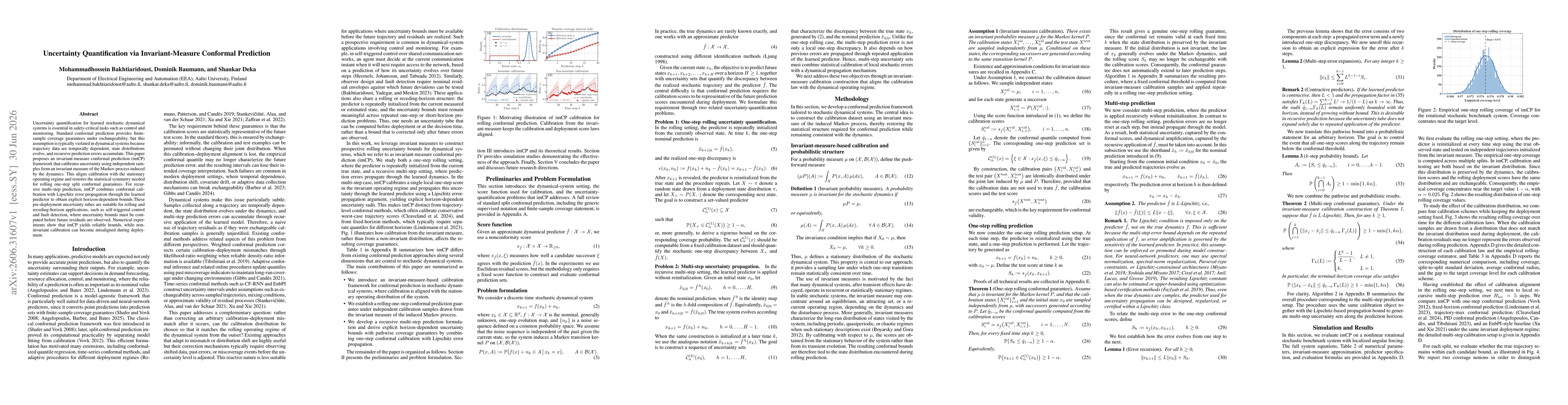 Thumbnail for Uncertainty Quantification via Invariant-Measure Conformal Prediction