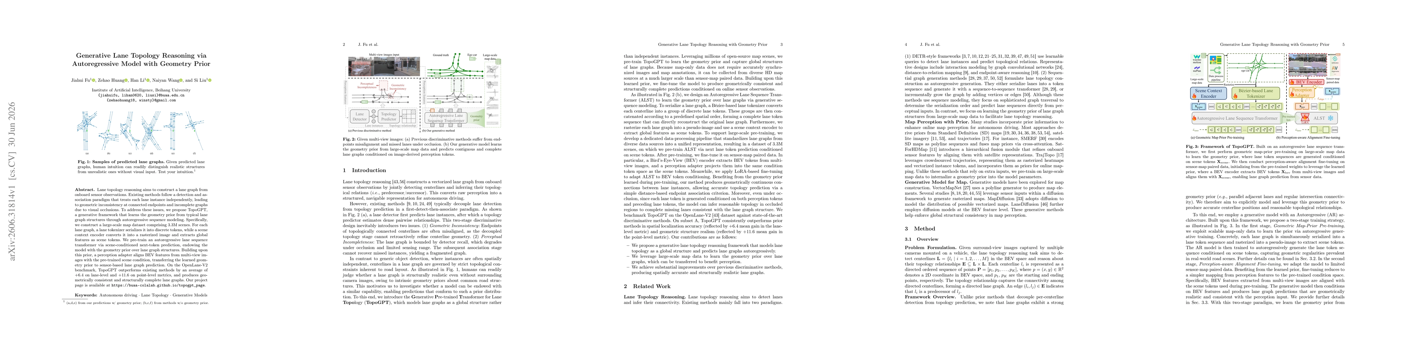 Thumbnail for Generative Lane Topology Reasoning via Autoregressive Model with Geometry Prior