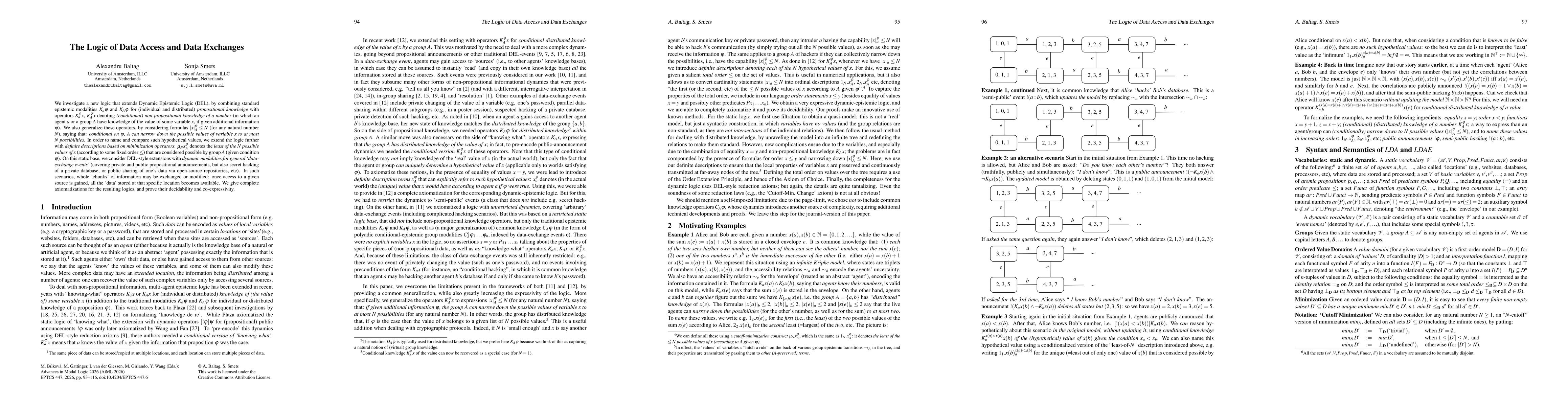 Thumbnail for The Logic of Data Access and Data Exchanges