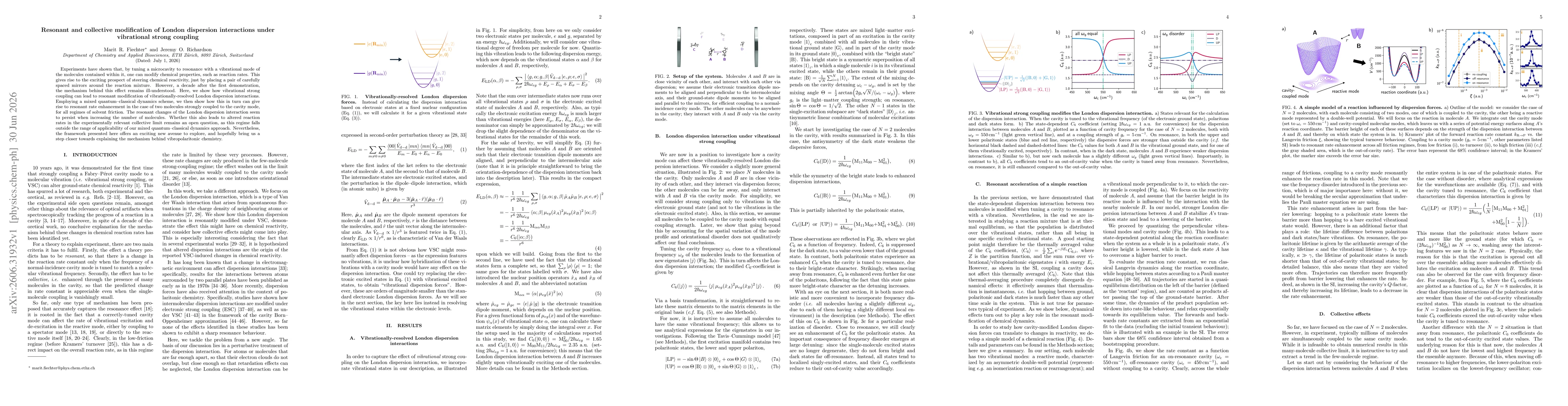 Thumbnail for Resonant and collective modification of London dispersion interactions under vibrational strong coupling