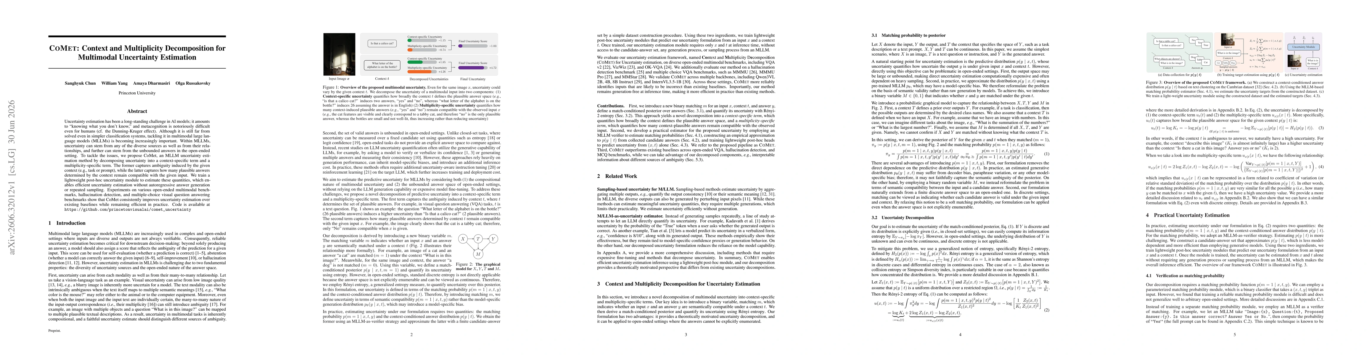 Thumbnail for CoMet: Context and Multiplicity Decomposition for Multimodal Uncertainty Estimation