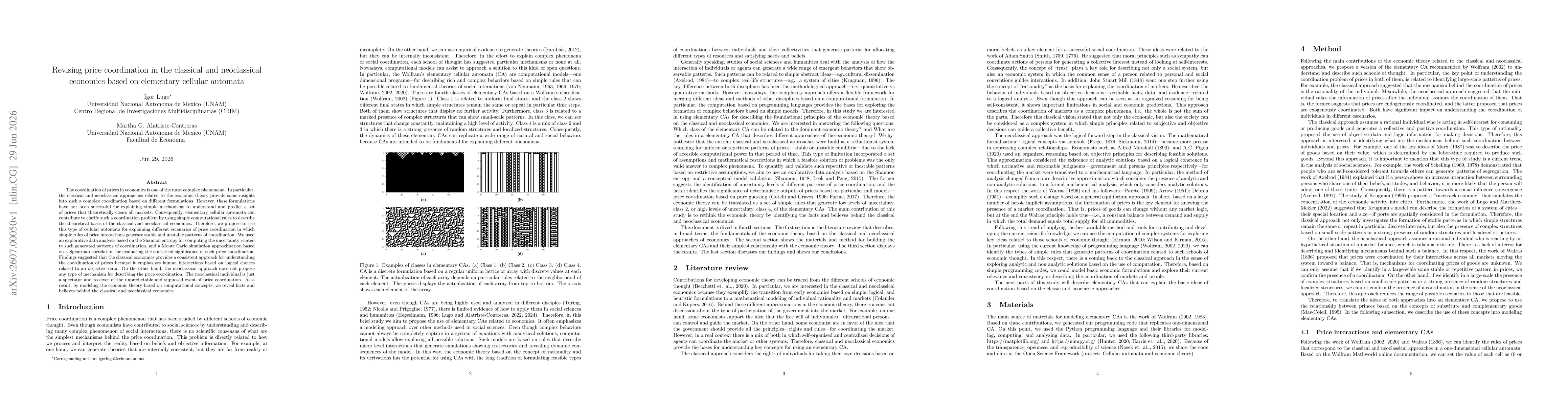 Thumbnail for Revising price coordination in the classical and neoclassical economics based on elementary cellular automata