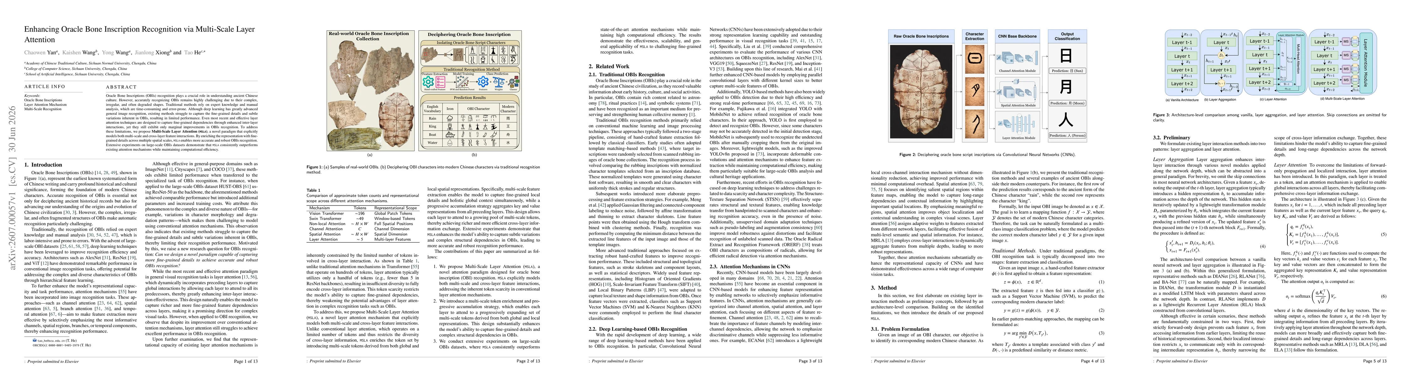 Thumbnail for Enhancing Oracle Bone Inscription Recognition via Multi-Scale Layer Attention