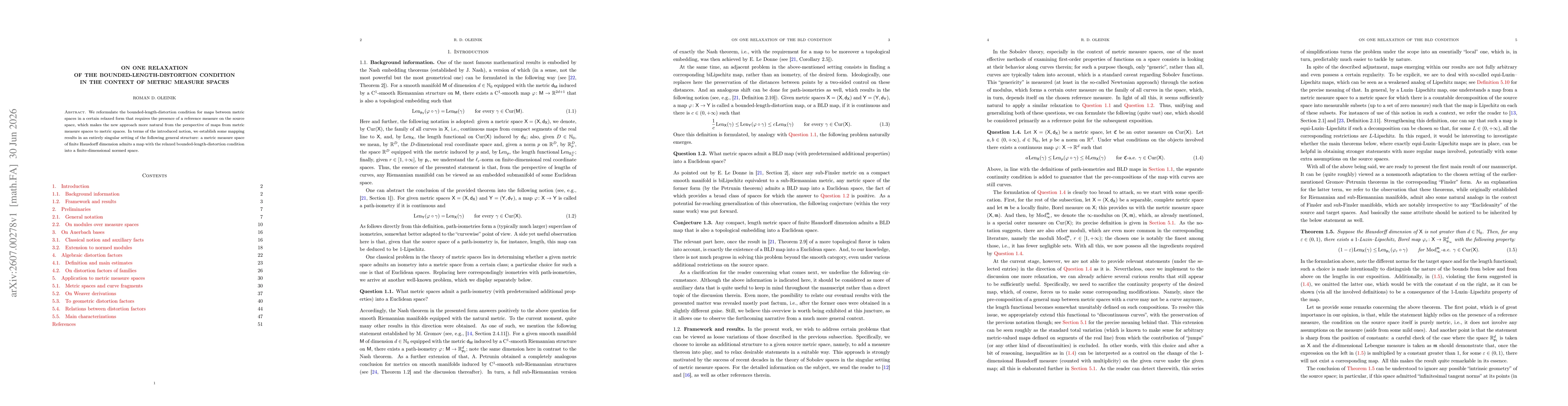 Thumbnail for On one relaxation of the bounded-length-distortion condition in the context of metric measure spaces