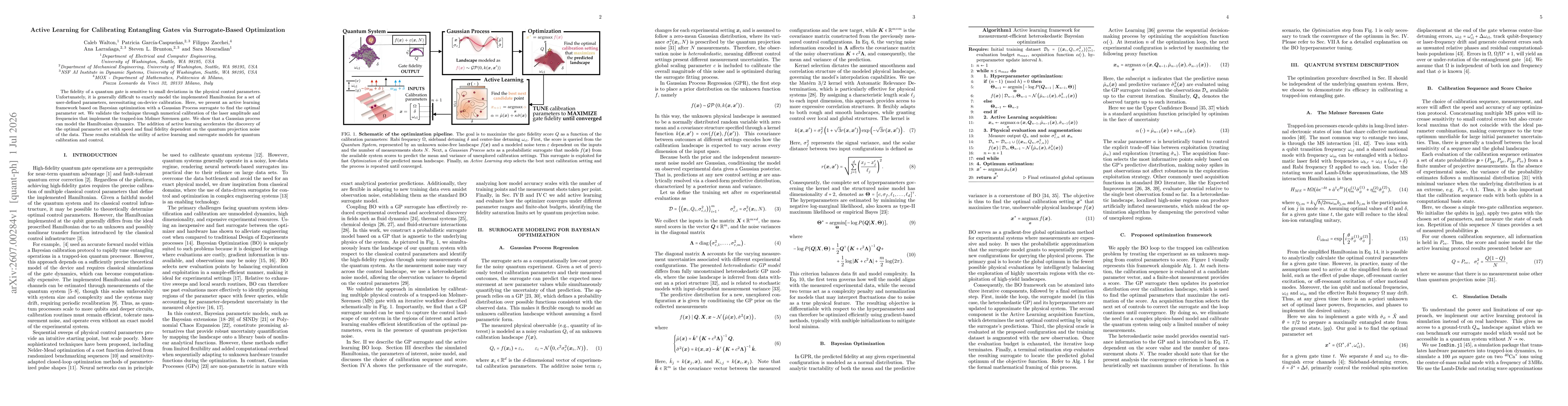 Thumbnail for Active Learning for Calibrating Entangling Gates via Surrogate-Based Optimization