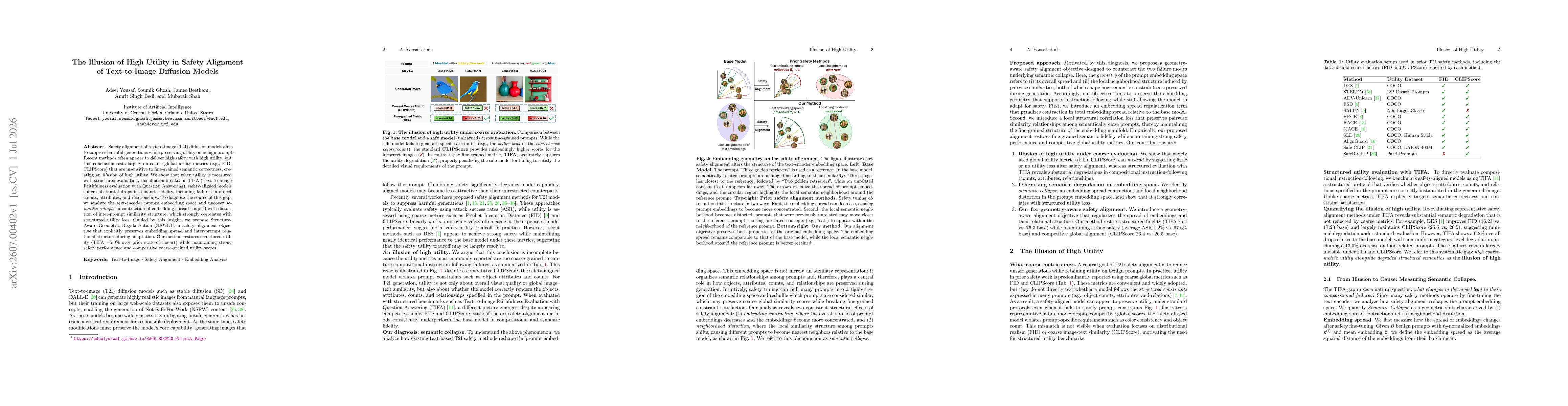 Thumbnail for The Illusion of High Utility in Safety Alignment of Text-to-Image Diffusion Models