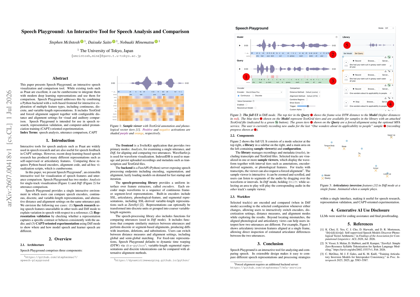 Thumbnail for Speech Playground: An Interactive Tool for Speech Analysis and Comparison