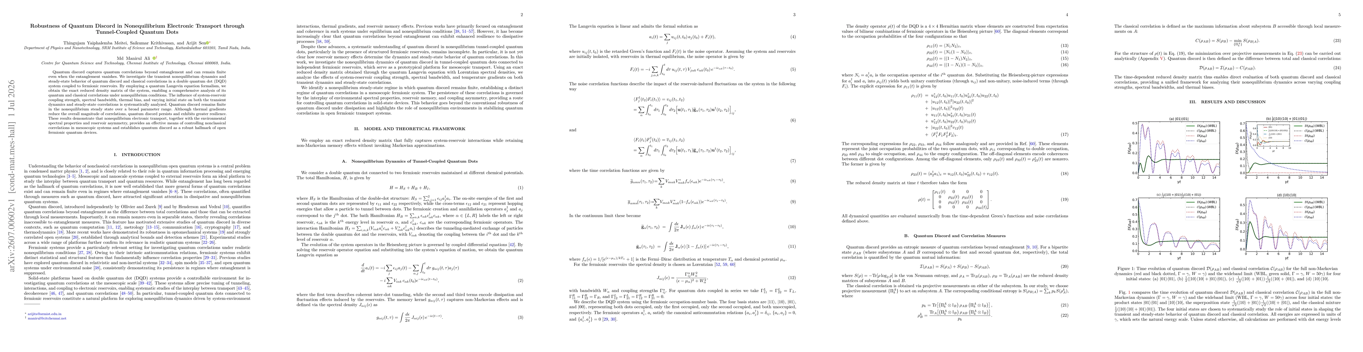 Thumbnail for Robustness of Quantum Discord in Nonequilibrium Electronic Transport through Tunnel-Coupled Quantum Dots
