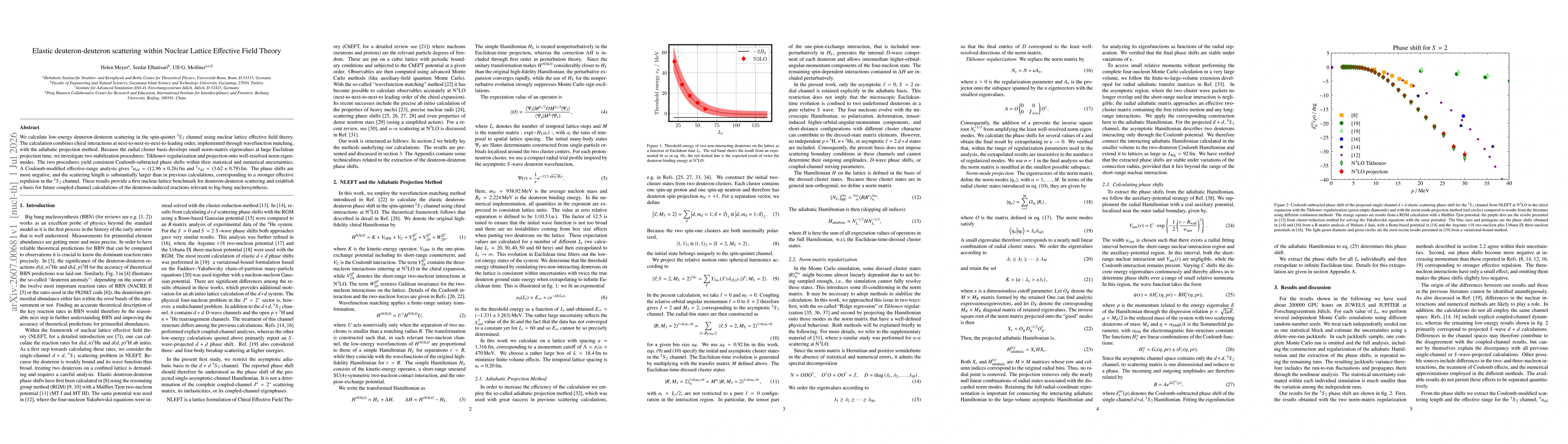 Thumbnail for Elastic deuteron-deuteron scattering within Nuclear Lattice Effective Field Theory