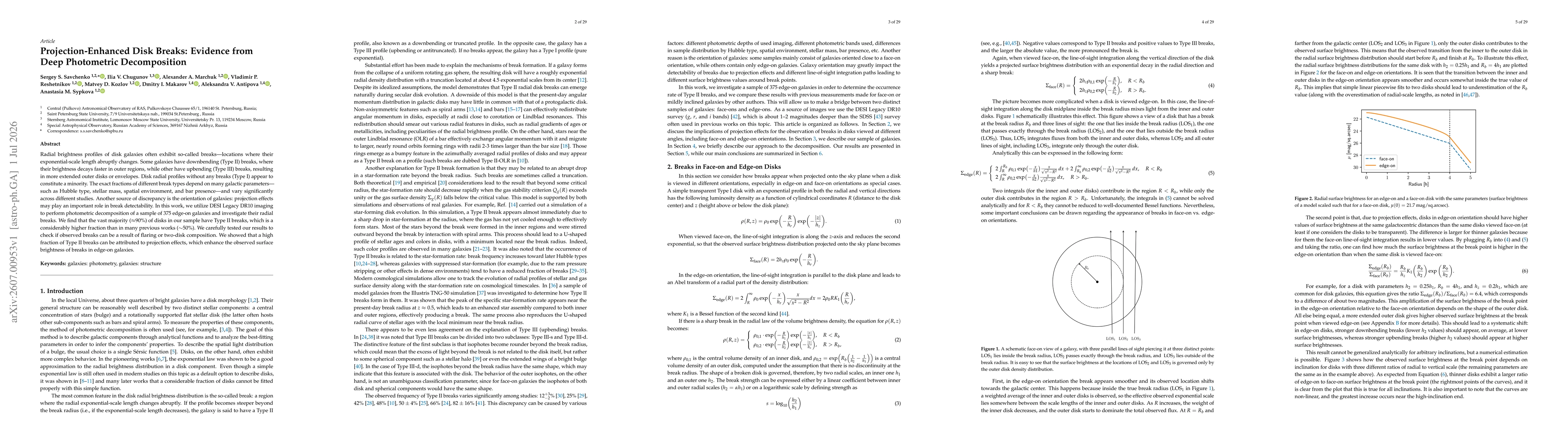 Thumbnail for Projection-Enhanced Disk Breaks: Evidence from Deep Photometric Decomposition