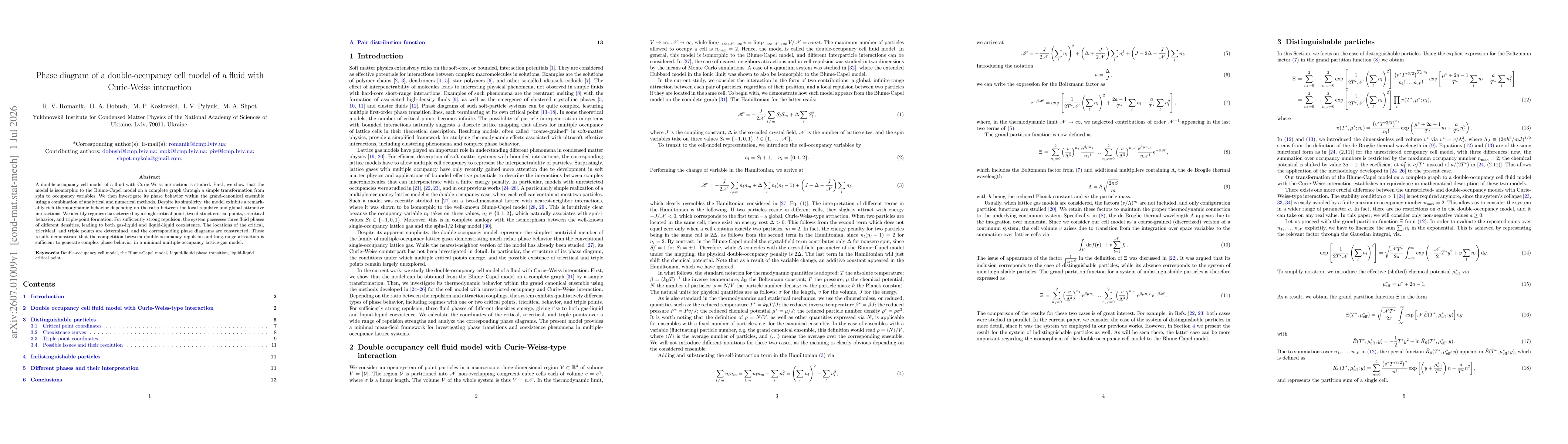 Thumbnail for Phase diagram of a double-occupancy cell model of a fluid with Curie-Weiss interaction
