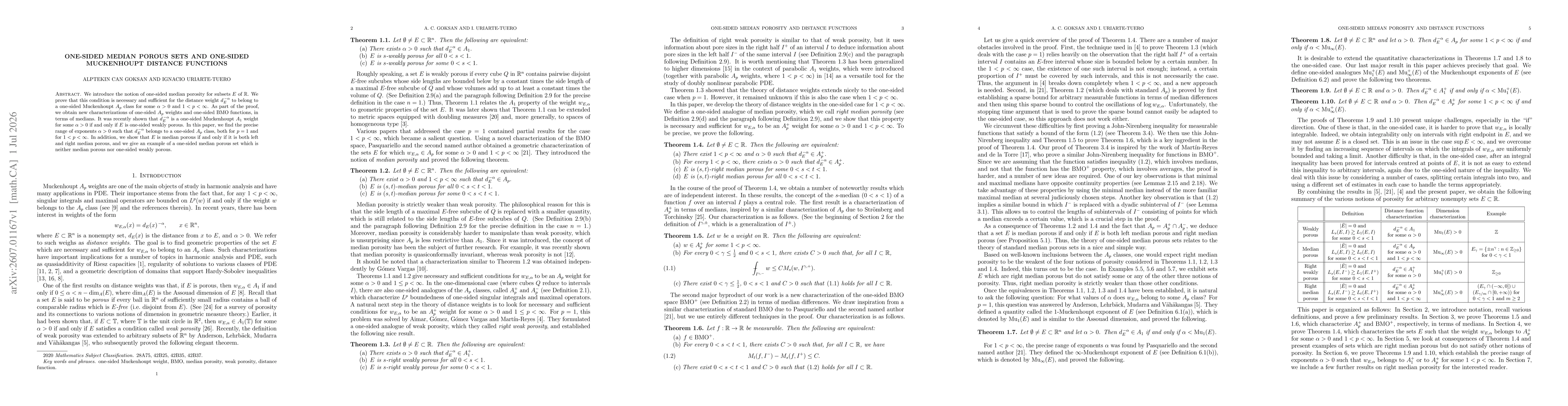 Thumbnail for One-sided median porous sets and one-sided Muckenhoupt distance functions