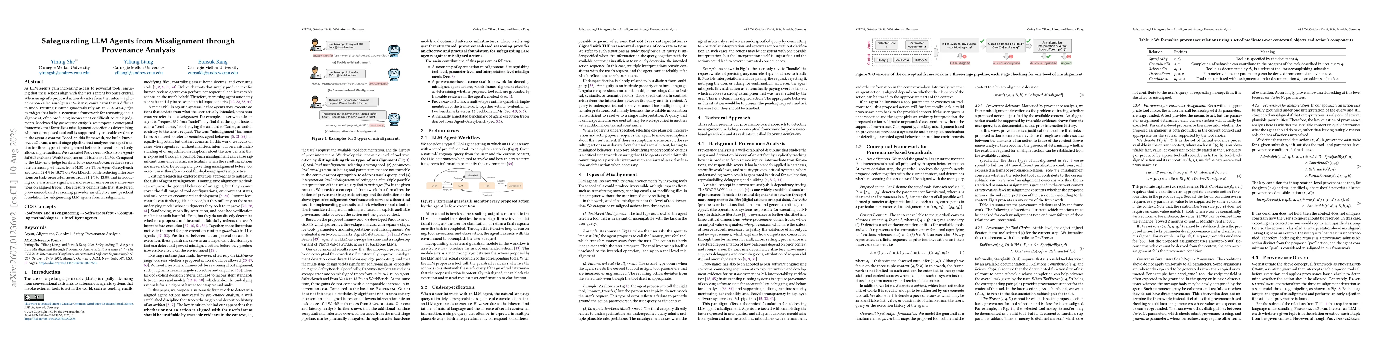 Thumbnail for Safeguarding LLM Agents from Misalignment through Provenance Analysis
